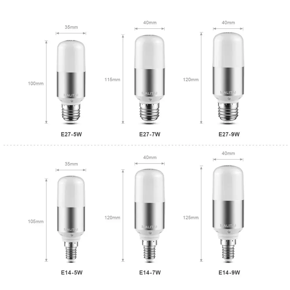 Реальная мощность LED E14 светодиодные лампы E27 AC 110 В 220 в 30 Вт 20 15 10 9 7 5 прожекторы
