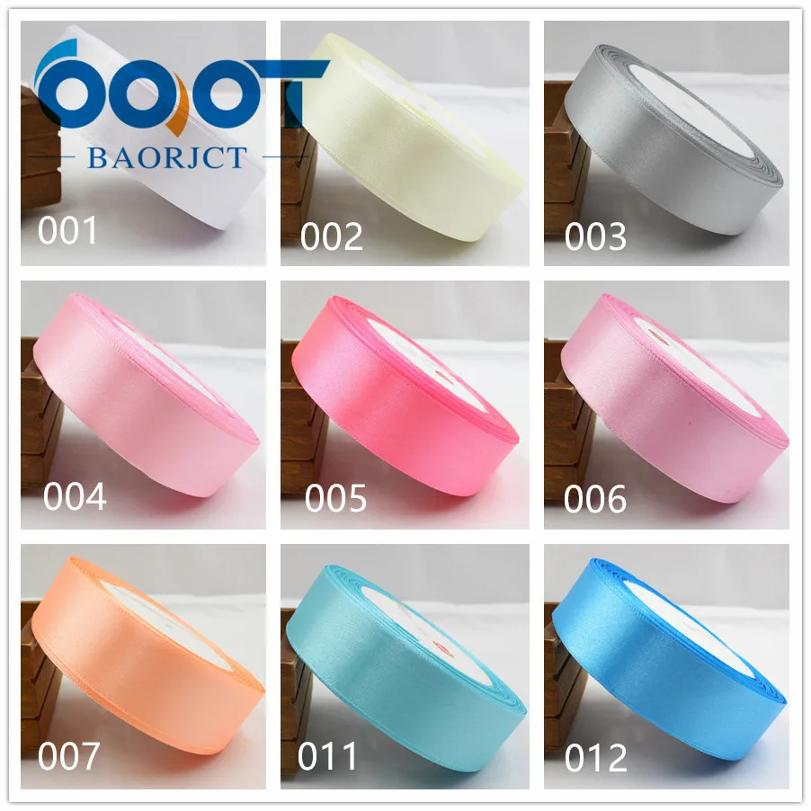 Шелковая сатиновая лента 25 мм 32 цвета на выбор ярдов декоративные ленты для