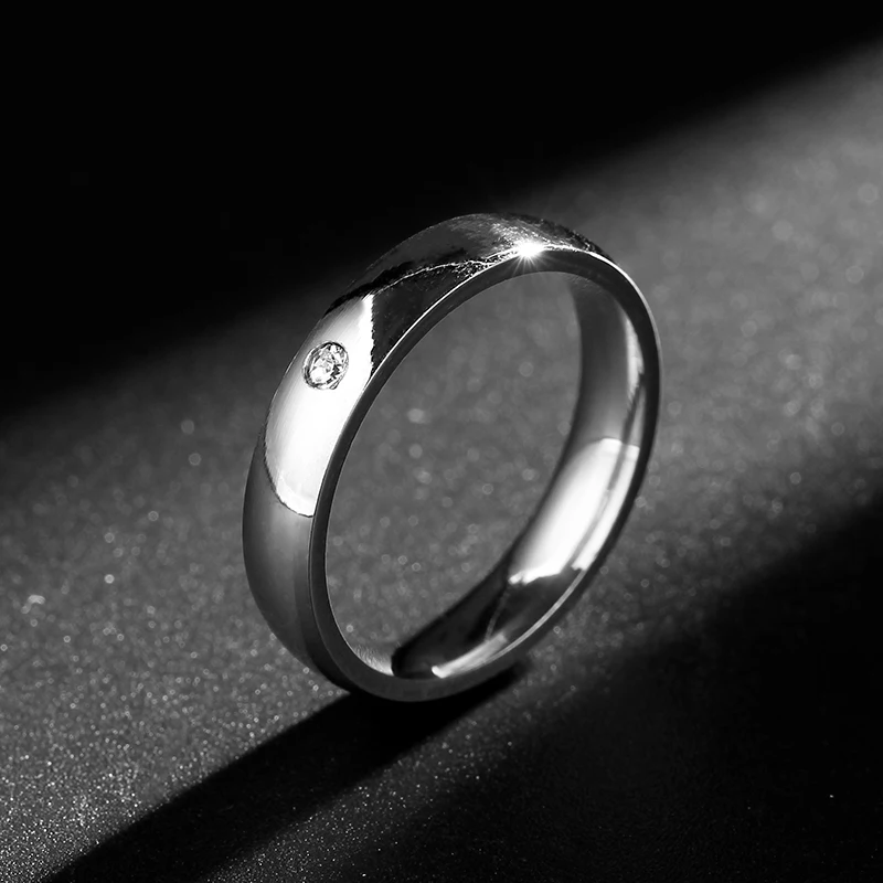 MANGOPIE 4 мм свадебная набор колец для женщин AAA CZ свадебные кольцевой Anillos Mujer Bijoux