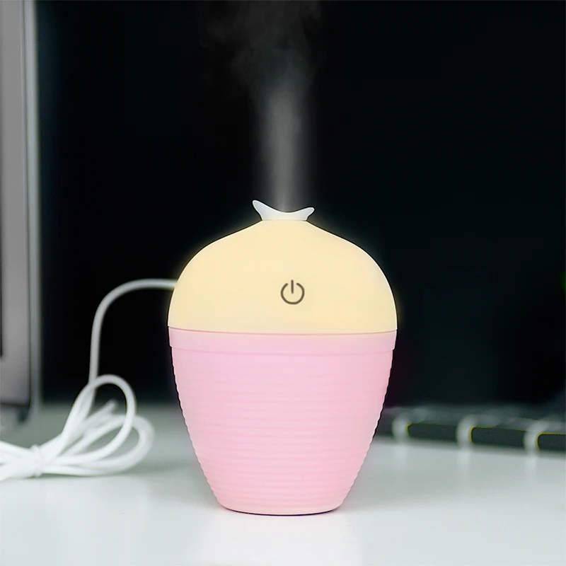 Бутылка ультразвуковой увлажнитель воздуха с ночным светом Настольный для офиса