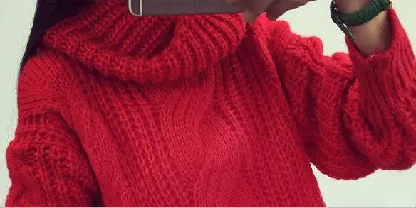 2017 Korean Autumn And Winter New Design Sweater Keep Warm Heap Lead Solid Color Flowers Knitting Pullover | Женская одежда