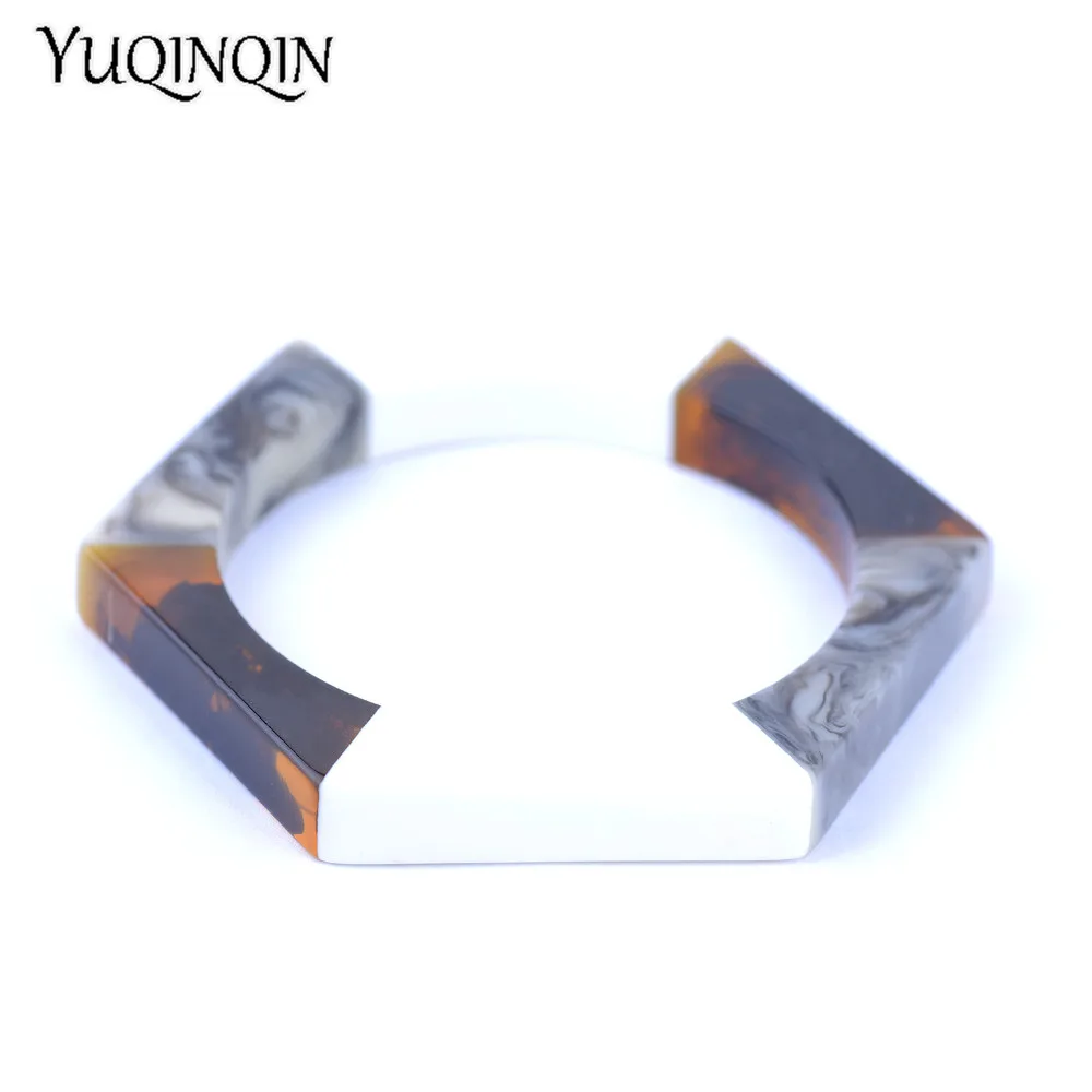 Классические акриловые браслеты на запястье модные для женщин новые