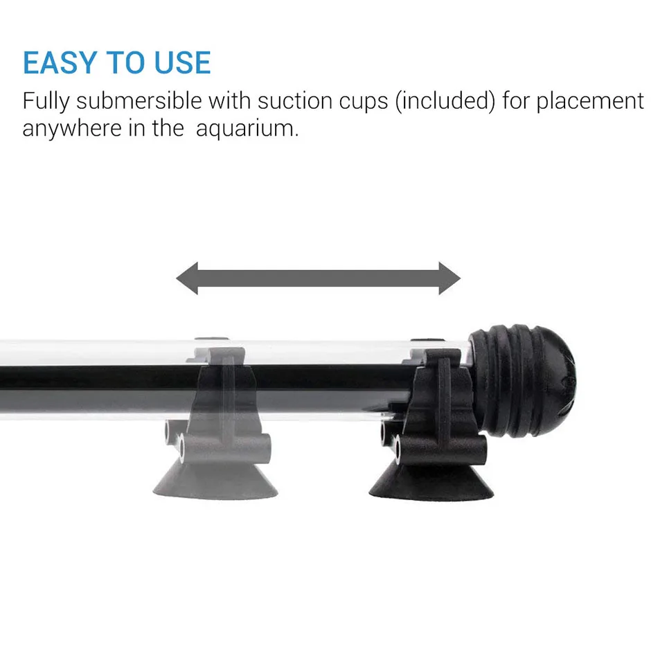 NICREW 100 V-240 V Погружной светодиодный аквариумный светильник 5050 SMD светодиодный бар Водонепроницаемый светильник 18-48 см подводный аквариум Декор светодиодный светильник Инж