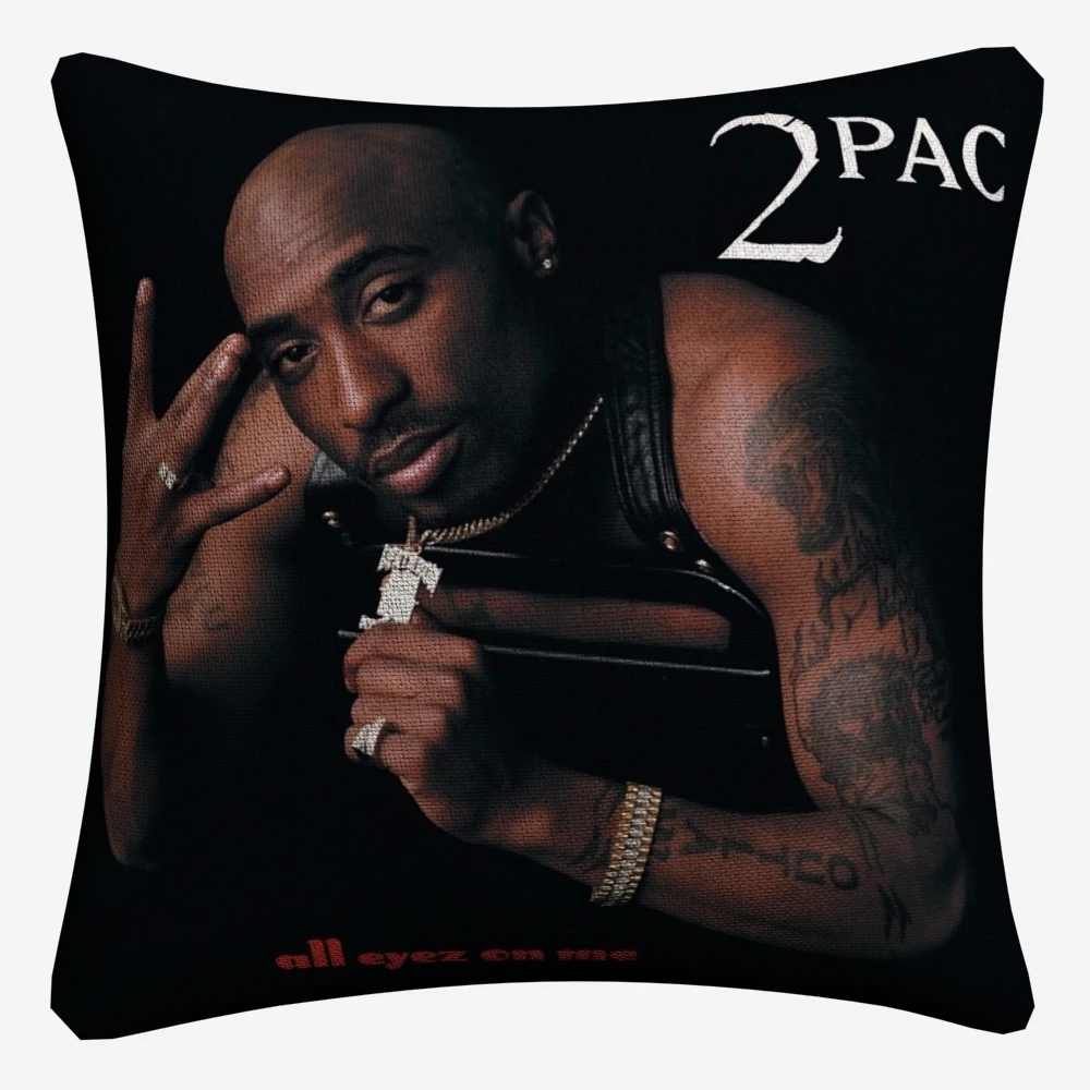 2pac Biggie в стиле "хип-хоп" музыкальная декоративная наволочка для подушки для дивана размером 45*45 см льняная подушка крышка домашний декор Чехлы на диванные подушки, подушки