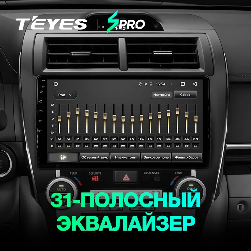 TEYES SPRO Штатная магнитола для Тойота Камри 8 50 55 Toyota Camry 8 50 55 2012 Android 8.1, до 8-ЯДЕР, до 4+ 64ГБ 32EQ+ DSP 2DIN автомагнитола 2 DIN DVD GPS мультимедиа автомобиля головное устройство