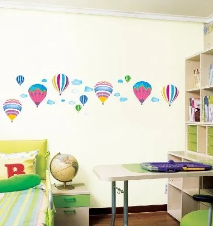 (13x24) Hot Air Balloons in the Sky Wall Decal | Дом и сад