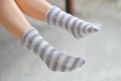 1 пара однотонные и полосатые короткие носки для кукол блайз подходит Azone Pullip