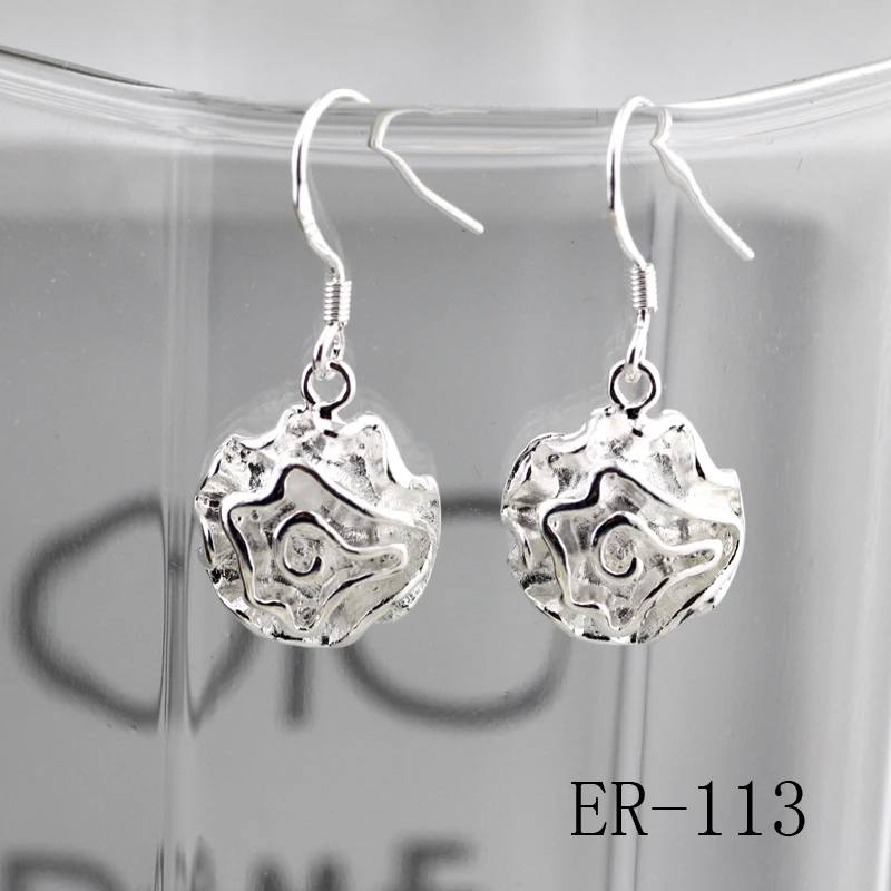 2017 винтажное ювелирное изделие изысканное серебро 925 пробы Серьги Современные