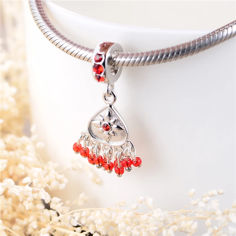 Подвеска в виде Вавилона из стерлингового серебра 925 пробы для браслета