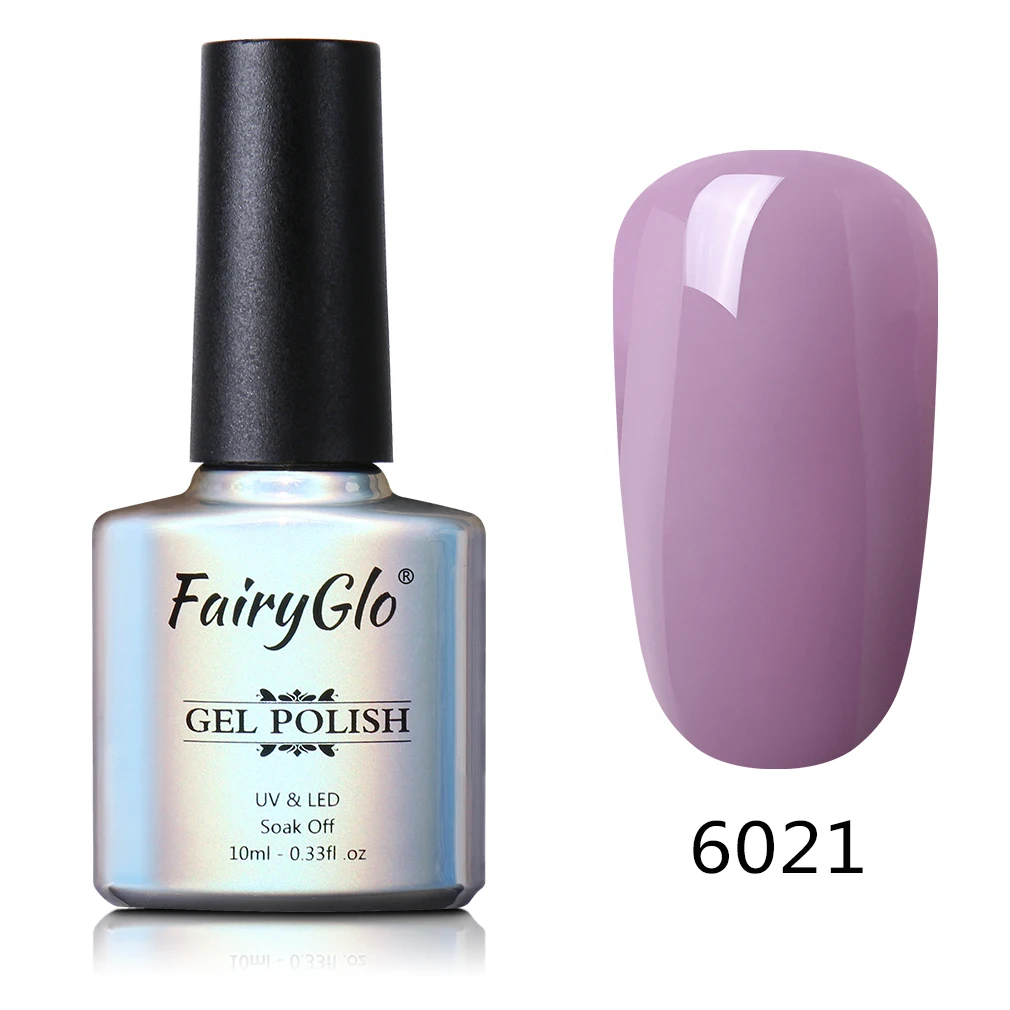 6021 FairyGlo 10 мл 3 в 1 гель для ногтей длинный последний УФ-гель для ногтей один шаг Гибридный гель лак не нужно базовое верхнее покрытие лаковый гель - Цвет: 6021
