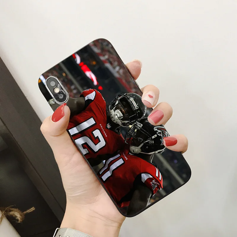Yinuoda Atlanta Falcons чехол для телефона NFL Mohamed Sanu i сделай сам рисунок мягкий TPU X XR XS MAX 7 8