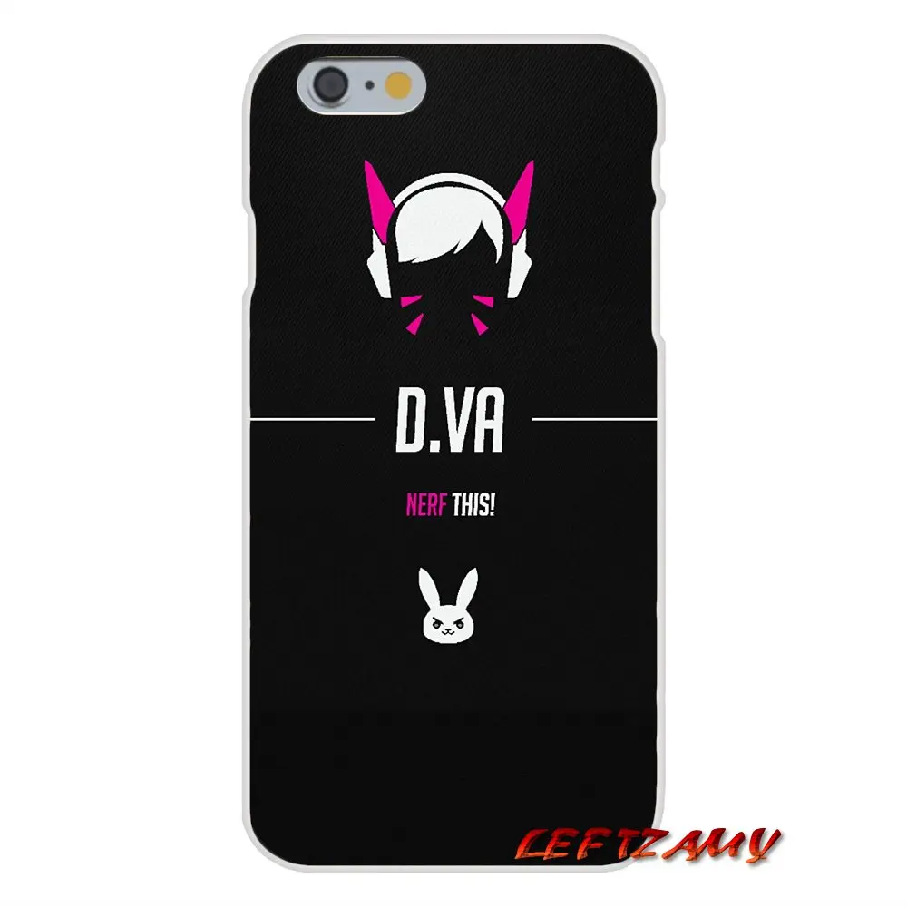 Прозрачный мягкий чехол сумка популярная игра overwatch OW D Va для Motorola Moto G LG Spirit G2 G3 Mini