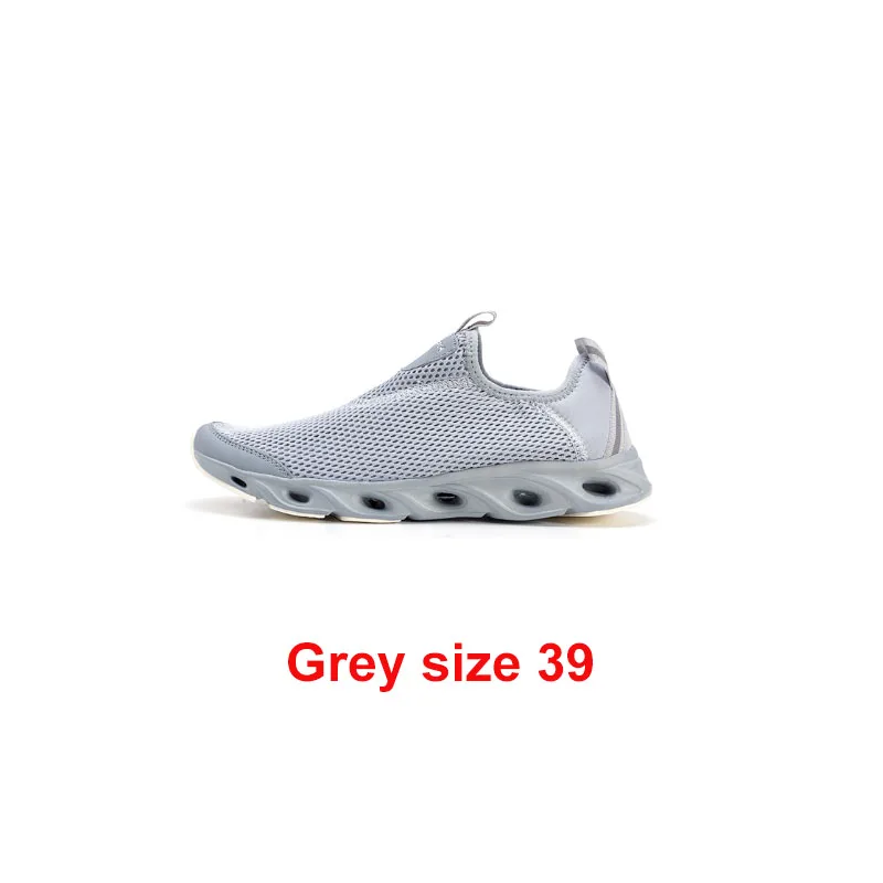 grey 39 Xiaomi zaofeng спортивная обувь Легкие проветриваемые эластичные трикотажные дышащие освежающие крик Нескользящие кроссовки для мужчин и женщин - Цвет: grey 39