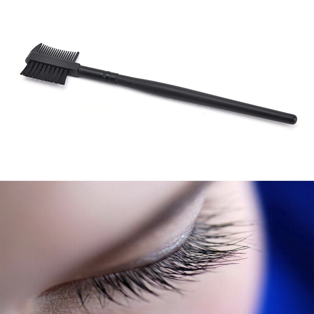 НОВАЯ щетка для ресниц кисть бровей и гребень брус Make up тушь Руководство
