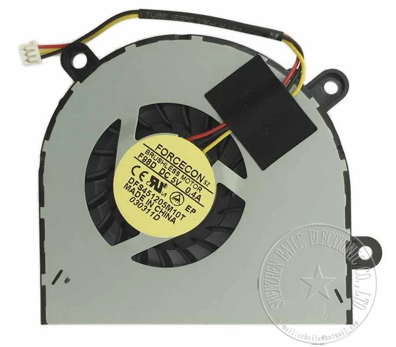 Вентилятор для ноутбука MSI FX600 FX600MX FX610MX F98D FX610 вентилятор процессора DC5V 0.4A новый