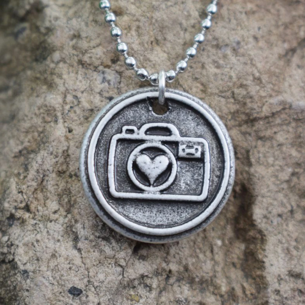 Винтажное ожерелье SanLan с подвеской в виде крошечной камеры Очаровательное