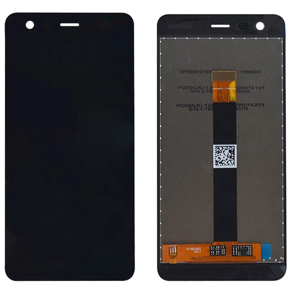 Для Nokia 2 N2 TA 1029 1035 сенсорный экран дигитайзер сенсорная стеклянная панель + ЖК