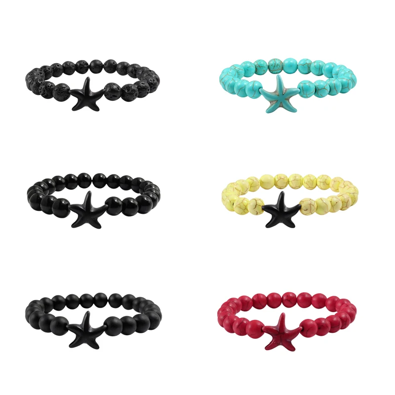 Браслет с бусинами ручной работы для мужчин и женщин креативный дизайн