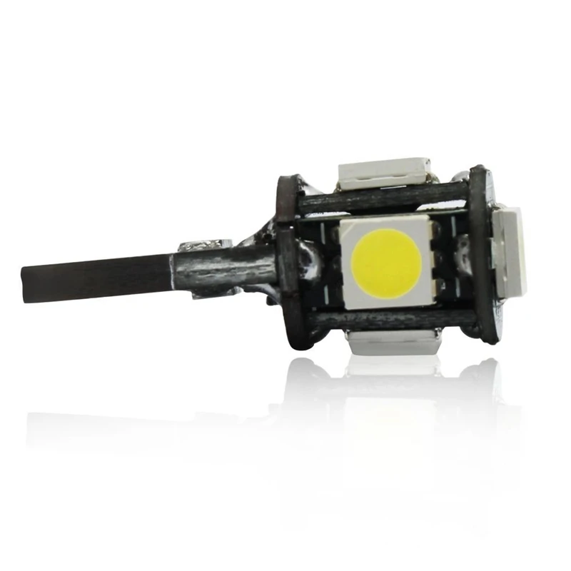 100 шт. автомобильные источники светильник 194 168 T10 canbus светодиодный 5smd 5050 5 smd W5W без