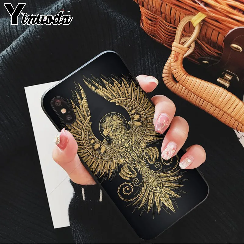 Yinuoda The Phoenix Luxury Unique Design Phone Cover for Apple iPhone 8 7 6 6S Plus X XS MAX 5 5S SE XR | Мобильные телефоны и