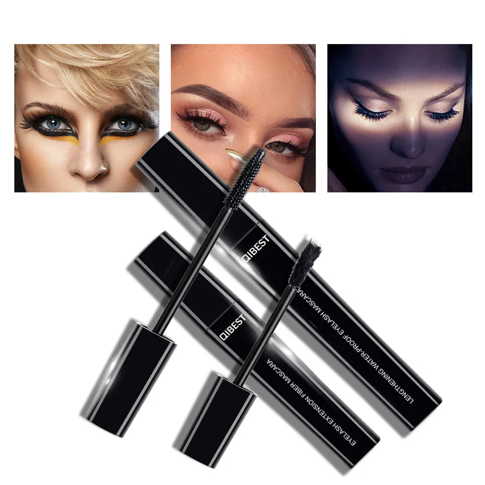 Новый водонепроницаемый натуральный черный тушь для наращивания ресниц стойкая
