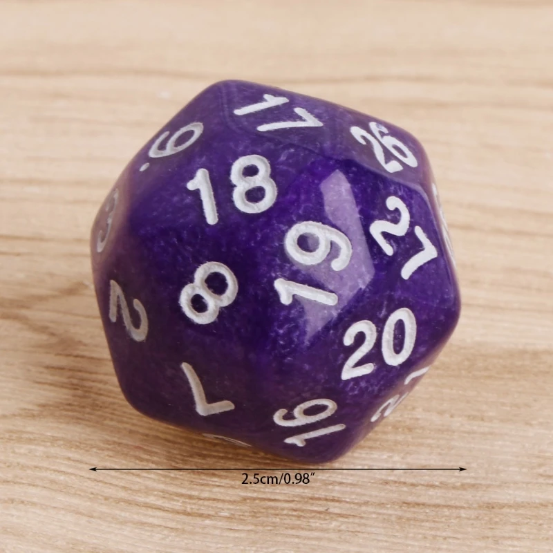 

6 Pcs / 1 Set Acrylic Polyhedral Dice For Board Game High Quality NoEnName_Null