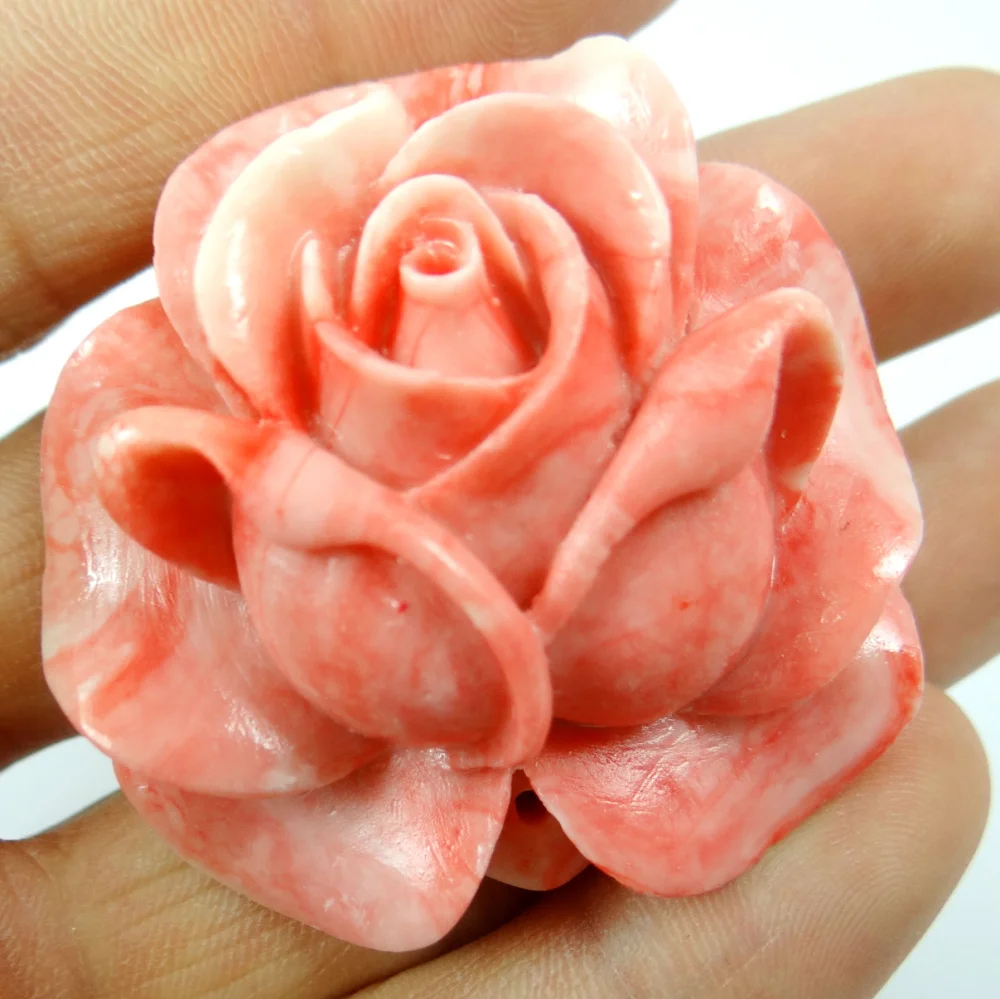 Натуральный камень кварц кристалл ручной работы Cinnabar цветок амулет кулон для diy