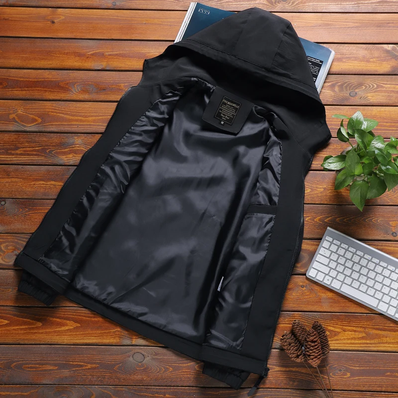 Новинка 2018 Брендовые мужские куртки демисезонная Модная приталенная стеганая