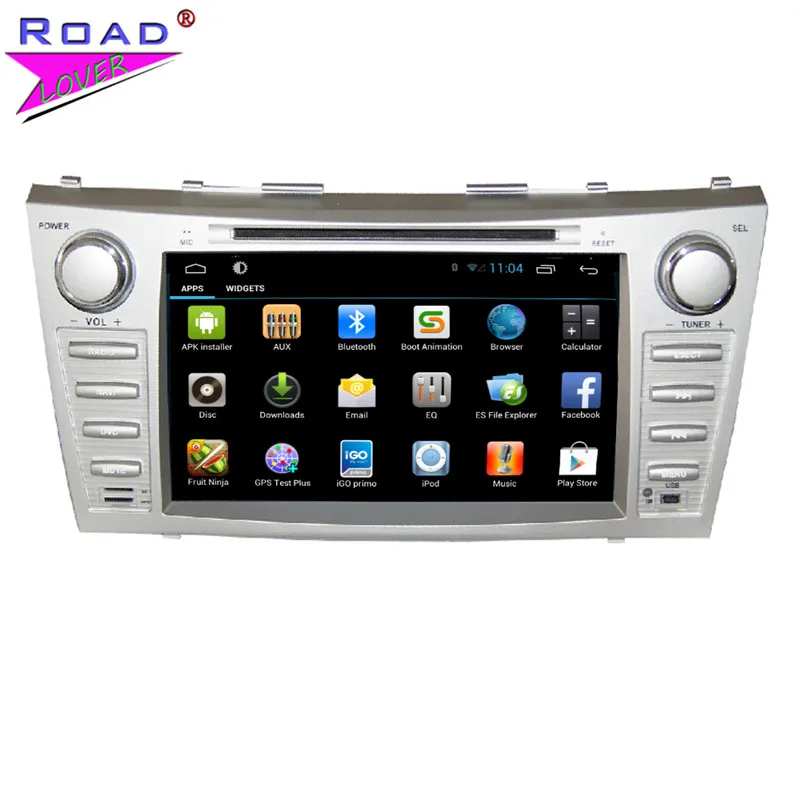 2 Din Android 7 1 GPS стерео радио для Corolla Camry авто с 1024*600 dvd плеер Bluetooth WiFi рулевое колесо|din