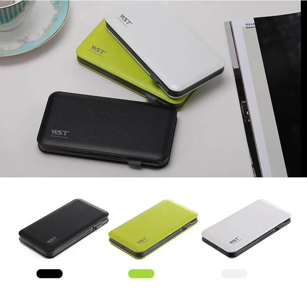 Ультра тонкий Мини Портативный 12000mAh внешний аккумулятор для Xiaomi iPhone Samsung Huawei