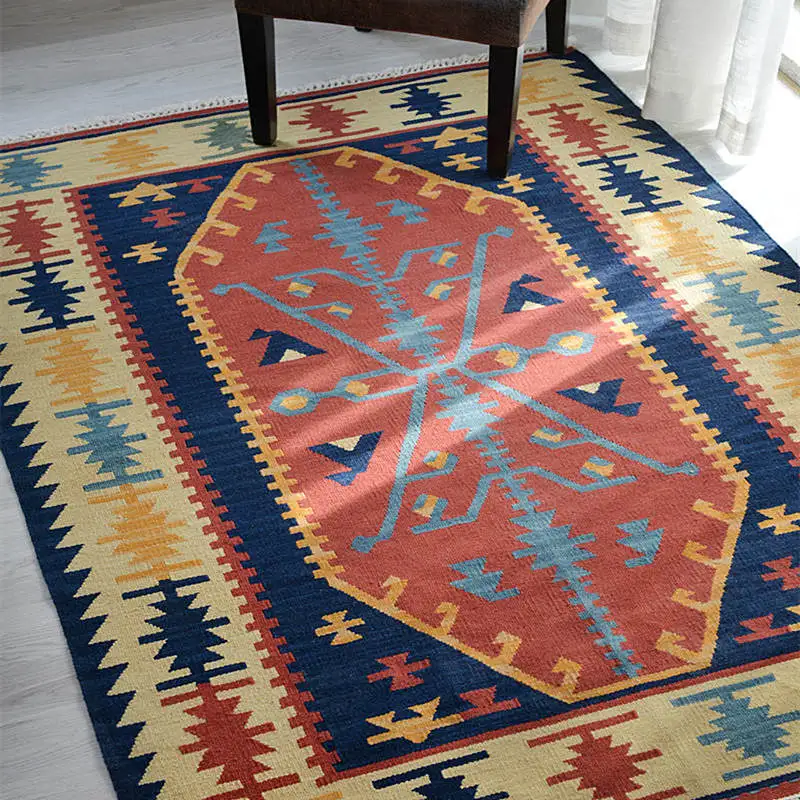 Марокканский этнический стиль ручной работы шерсть килим спальня журнальный