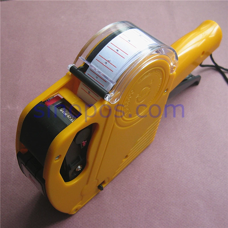 Пластиковая цена этикетка 1 линия 8 цифр с накладка лейбл ручной стикер пистолет