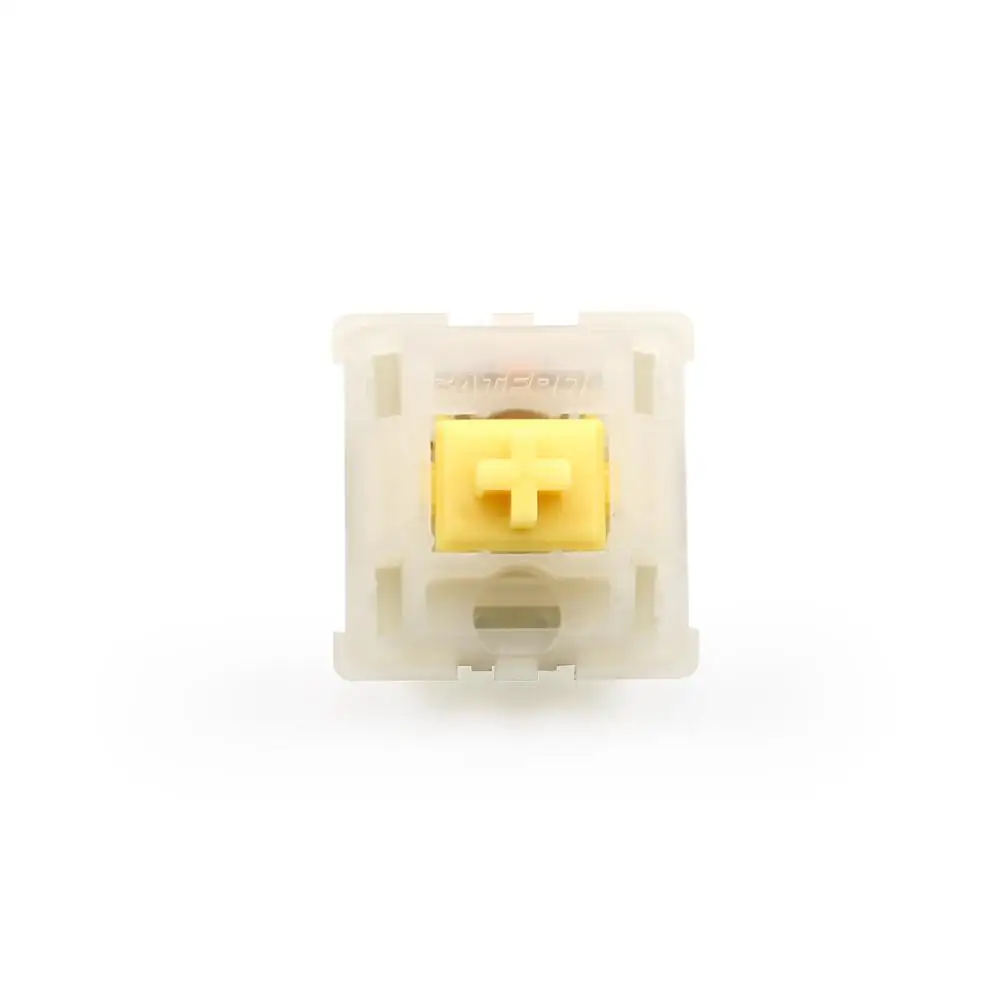 Yellow-Linear 50g 5 контактов Gateron переключатель молочный Чехол черный/красный/коричневый/синий/зеленый/прозрачный/желтый переключатели для diy mechaniacl клавиатура - Цвет: Yellow-Linear 50g