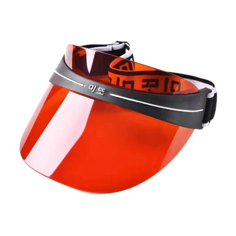 Летняя новая стильная пустая верхняя крышка козырька пластиковая прозрачная