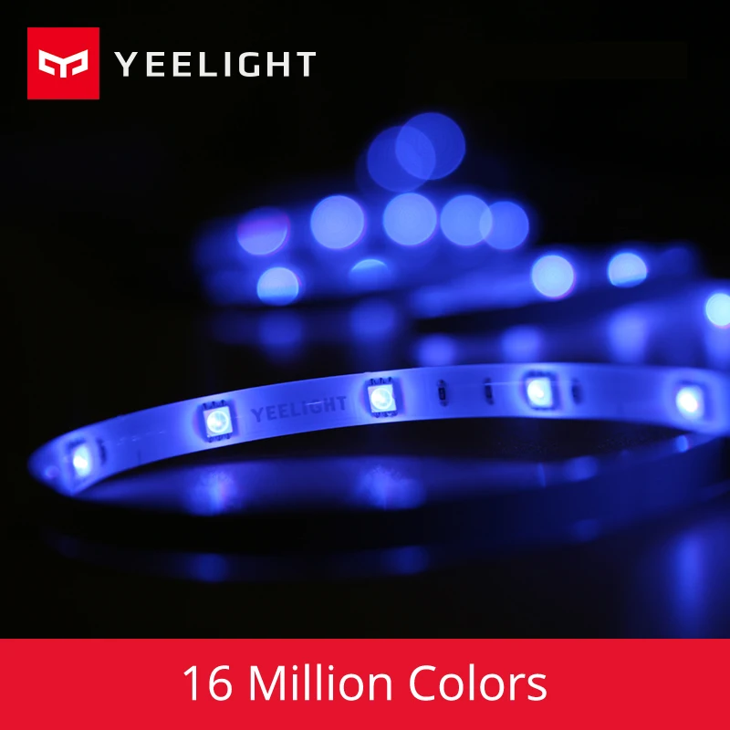 Оригинальный Xiaomi yeelight умный свет полосы DIY Wi Fi Дистанционное управление 16
