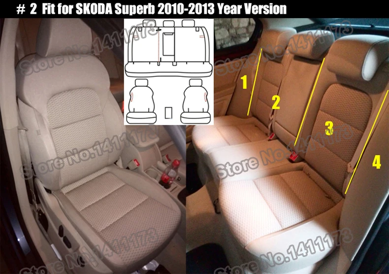 Чехлы для автомобильных сидений из натуральной кожи для Skoda Superb 2 2009 2010, защитное покрытие автомобильного сиденья, чехлы для автомобильных сидений, набор аксессуаров