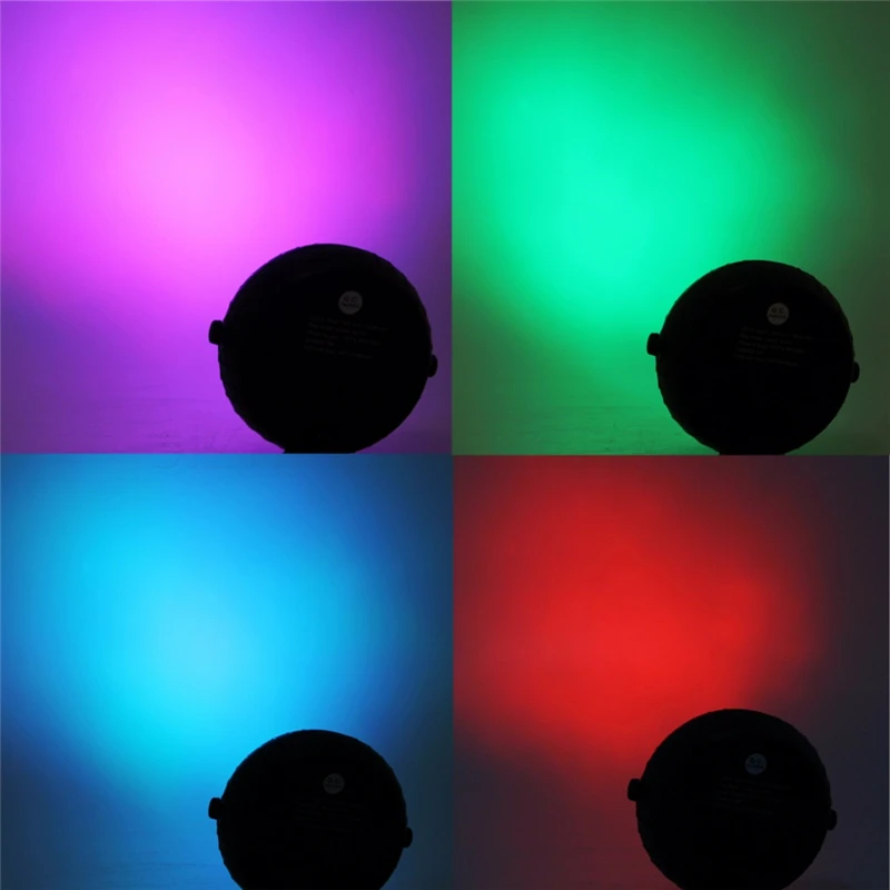 Горячая Распродажа светильник s 54x3W DJ par led 54*3w light R12 G18 B18 W6 Wash Disco DMX Controller effect for Small