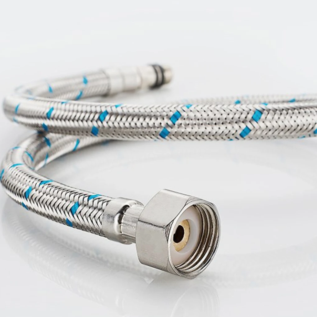

Water Line Stainless Steel Braided G1/4 Hot Cold Water Supply Faucet Connector Hoses with Red and Blue Stripes