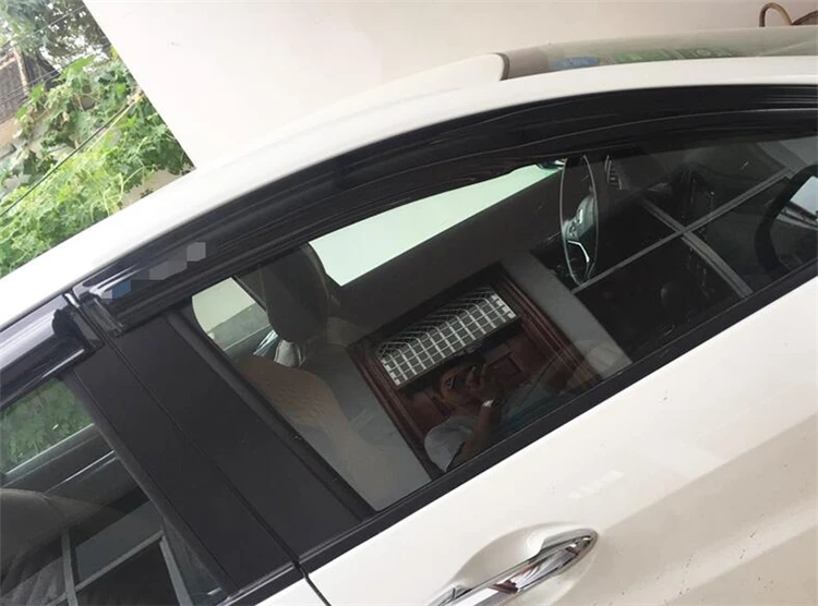 Пластиковый козырек для окон vezel HRV отверстие защита от солнца и дождя HONDA