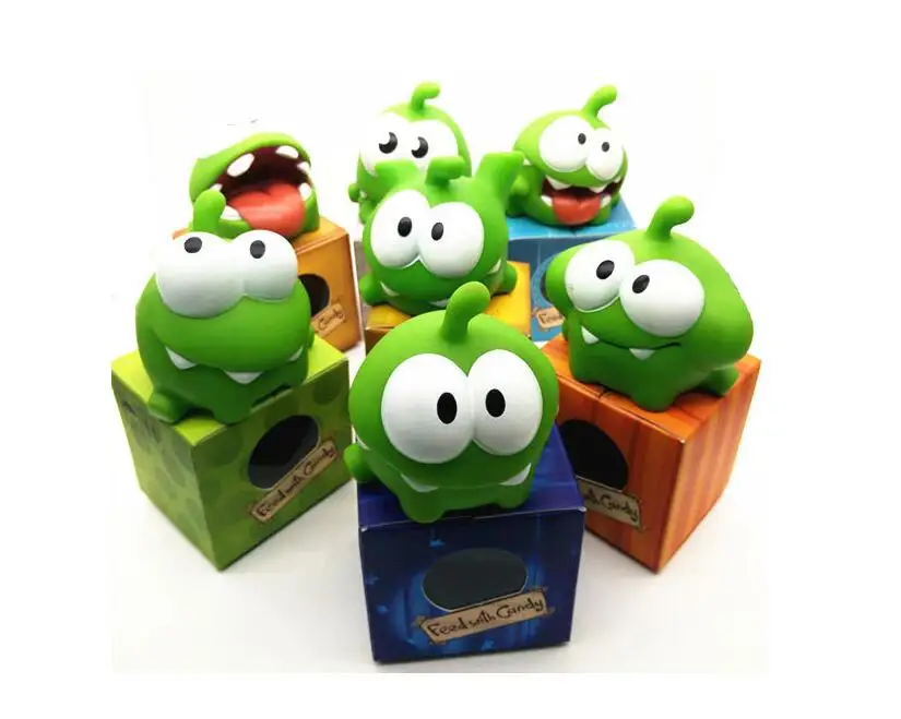 Новое поступление детские игрушки один кусочек 7 5*7 5*6 5 см из натуральной Om Nom