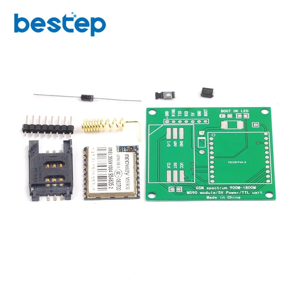 M590E GSM GPRS наборы DIY M590 900 m 1800 sms cpu MCU тест|kit kits|gprs modulekit gsm |