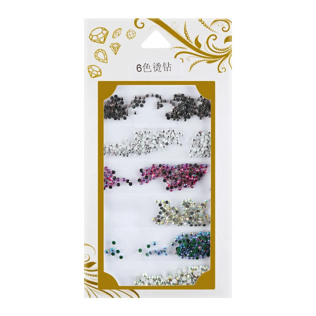 Украшения для дизайна ногтей мини икра горный хрусталь мяч 3D микро шар