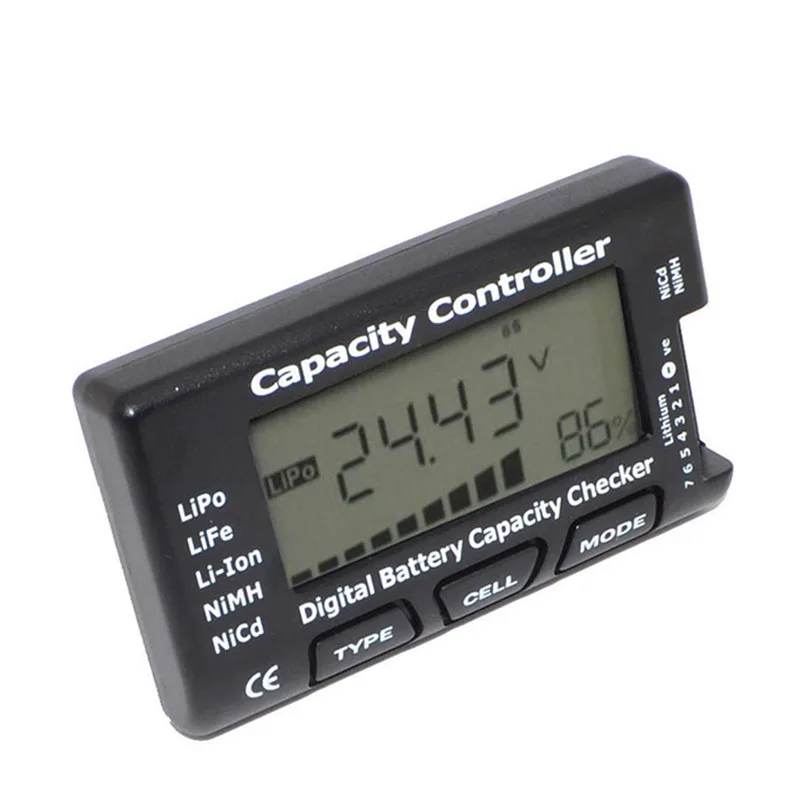 Цифровой детектор емкости аккумулятора RC CellMeter 7 для LiPo LiFe Li Ion NiMH Nicd сетевой