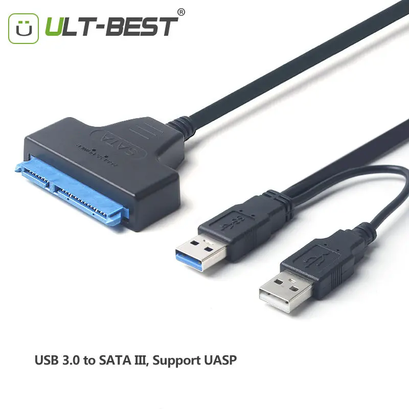 Супер Скоростной адаптер SATA USB 3 0 к III 22 контактный конвертер для 2 5 &quotHDD/SSD