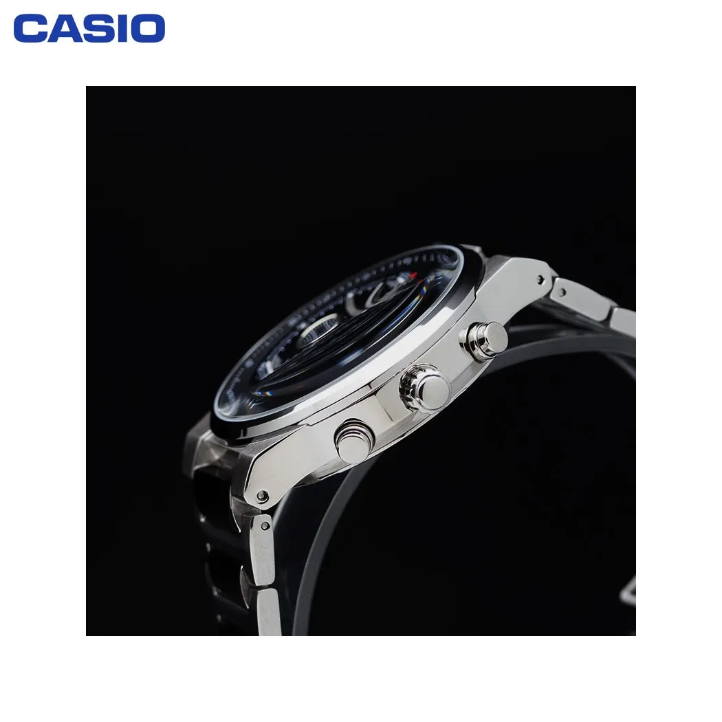 Наручные часы Casio EF 500D 1A мужские с кварцевым хронографом на браслете|Мужские