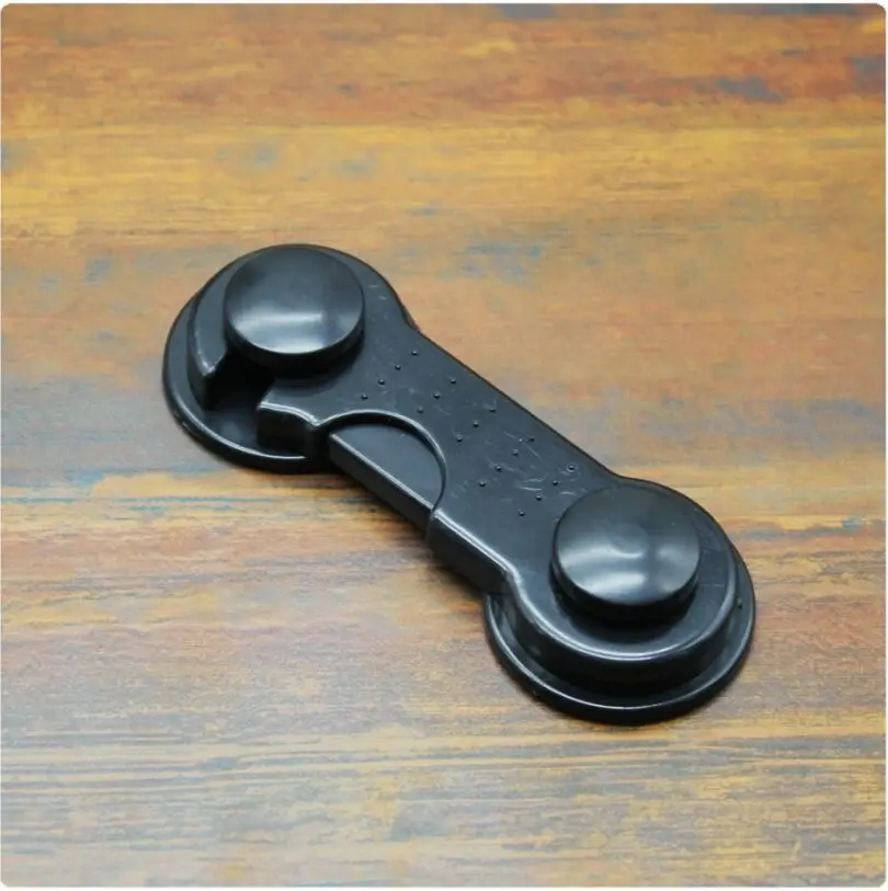 4 PC Lot Black 4 шт./компл. шкаф замок двери кухонного шкафа ящика замки безопасности Безопасность детей Детские наколенники защитная маска для лица, замок для обеспечения безопасности - Цвет: 4 PC Lot Black