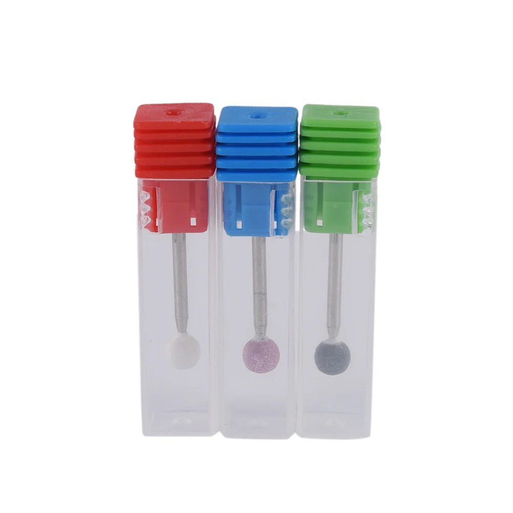 Hot Sale 1PC Ceramic Stone Ball Sharp Nail Drill Bits Round Matieral Electric Apparatus For Manicure Accessory Tools | Красота и
