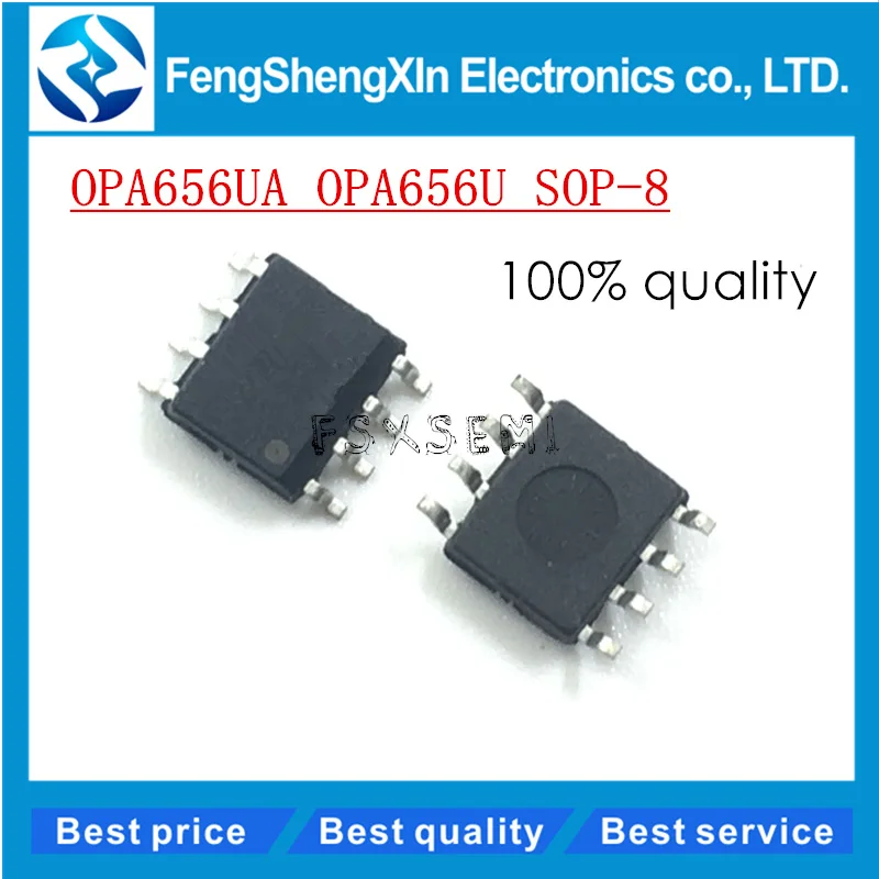 

5 шт./лот OPA656 OPA656U OPA656UA SOP-8, широкополосный, стабильный, с усилением единицы, полевой входной операционный усилитель