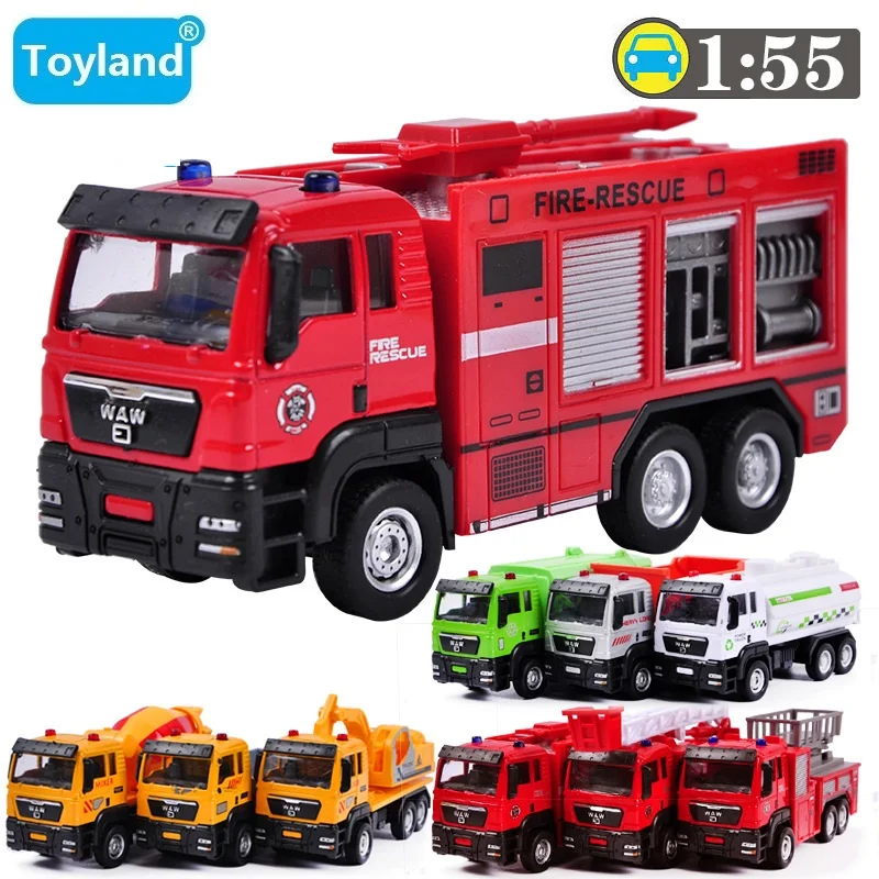 

Kids Gift High Quality Alloy Firetruck/Deluxe Fire Truck/Garbage truck/Concrete car/Dump truck/engineering truck Metal Toys Car