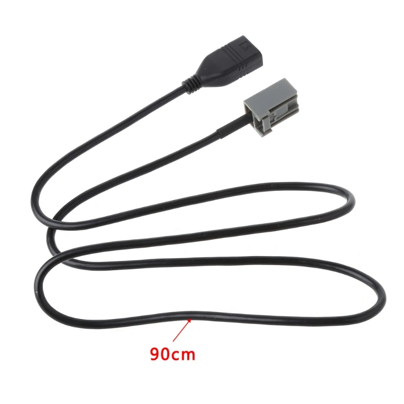 Автомобильный USB Кабельный адаптер удлинитель провод для Honda Mitsubishi 2009 вперед